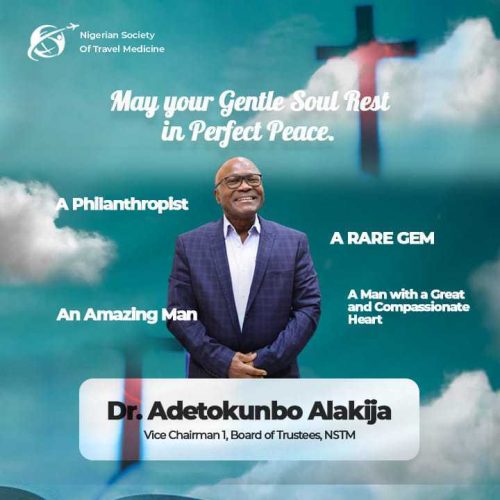 Funeral Flier of Dr Alakija